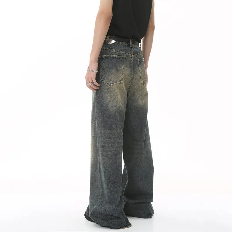 Men's Denim Wide Jeans