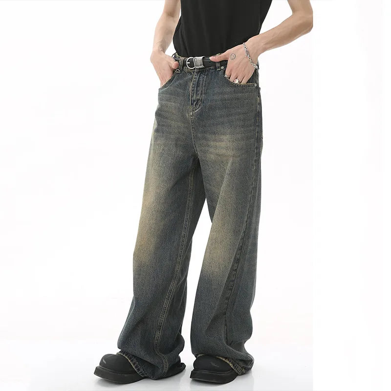Men's Denim Wide Jeans