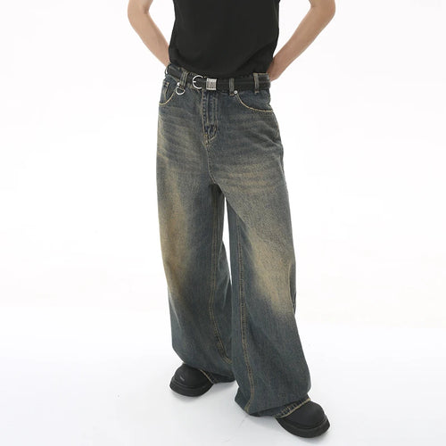 Men's Denim Wide Jeans
