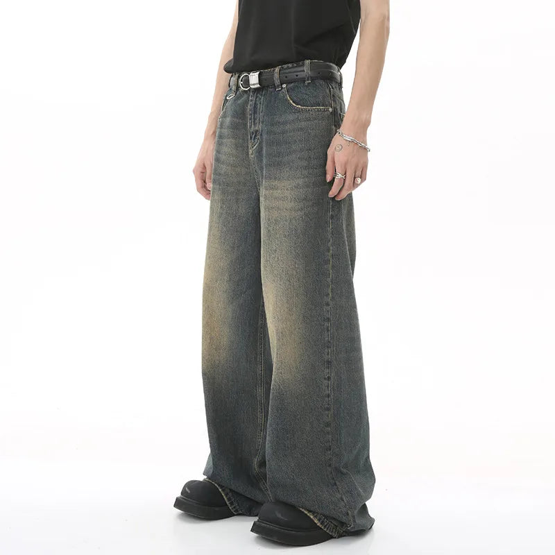 Men's Denim Wide Jeans
