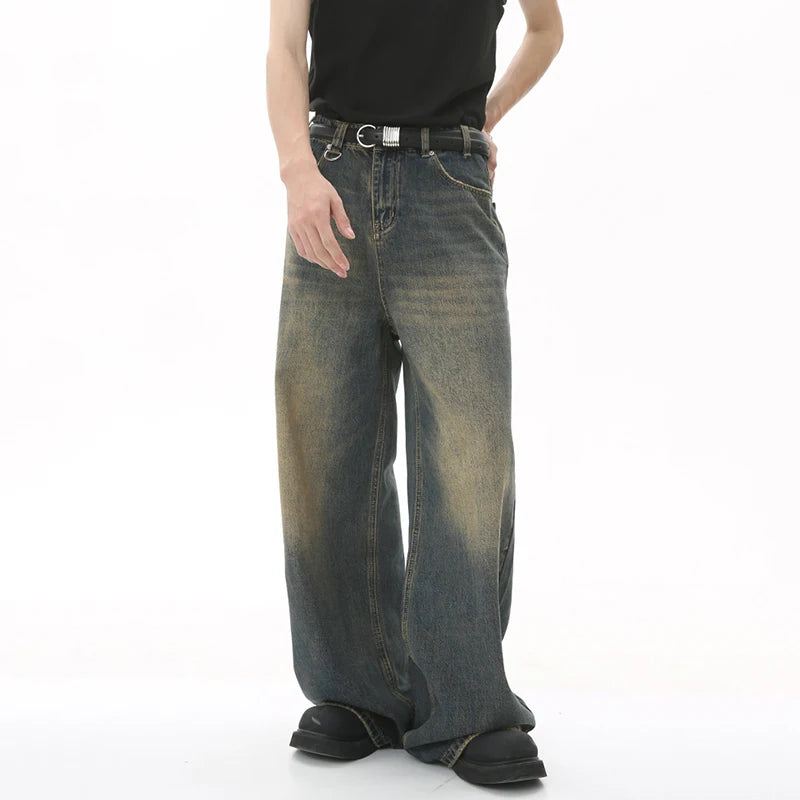 Men's Denim Wide Jeans